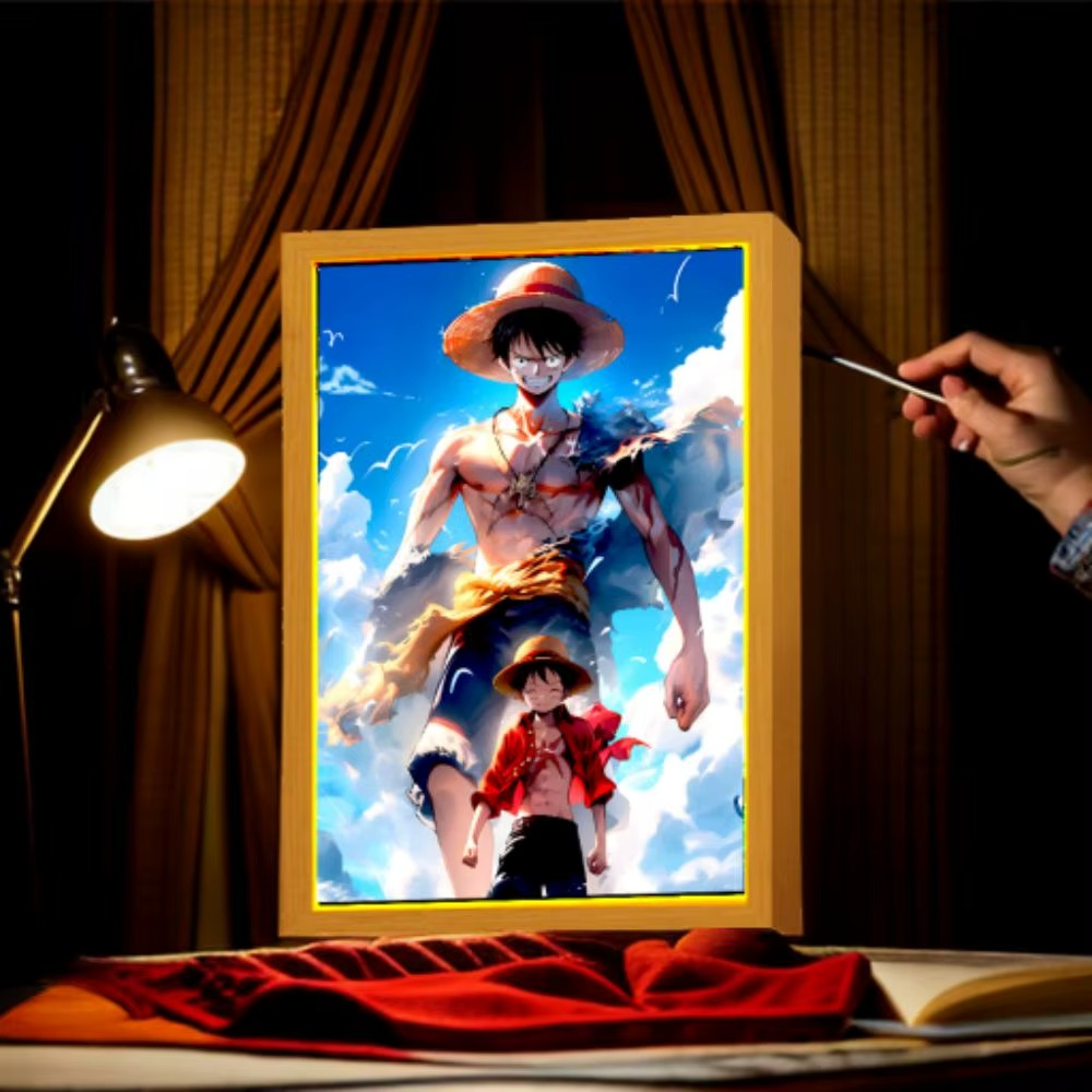 Anime Led Işıklı Tablo
