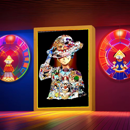 Anime Led Işıklı Tablo