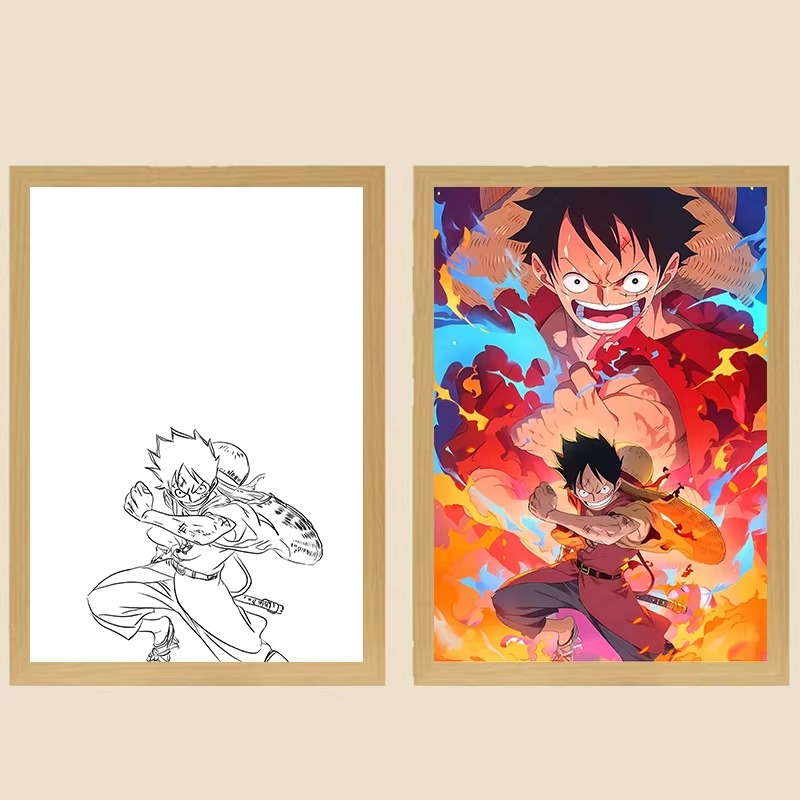 Anime Led Işıklı Tablo